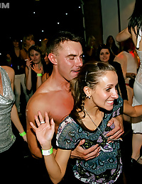 Horny chicks at a wild porn party