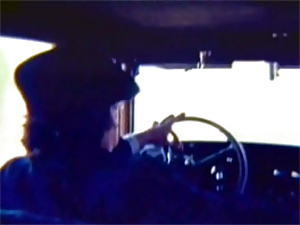 Sixties hitchhiking woman fucking her driver really wild