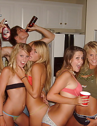 The gallery of bimbo girls underwear party