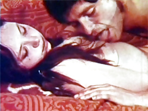 A retro chick fucked on the couch by a horny dude hardcore