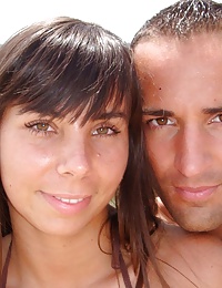 Teen brunette photographed herself naked
