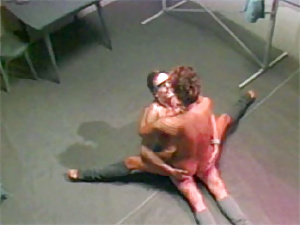 Futuristic seventies couple having some good hard porno
