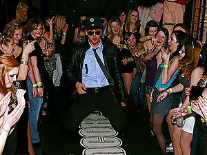 Horny sex party at the local club