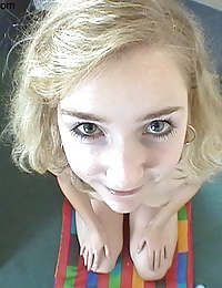 Young blonde anal plugged to stretch out her asshole