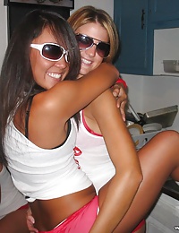 Teen babes making out in hottest photoset