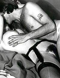 Hairy sixties ladies enjoy cock inside their furry slit