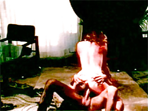 Wet seventies lady tasting his sticky load of cum