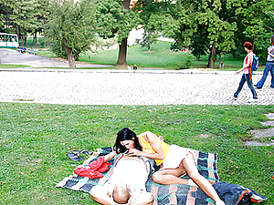Real hot couple publicly fucking at the local pub movie